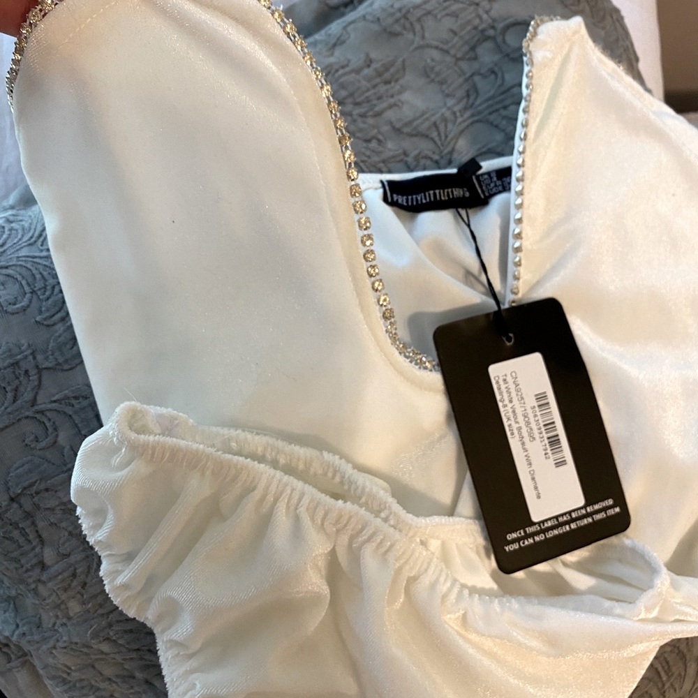 Pretty little think rhinestone bodysuit